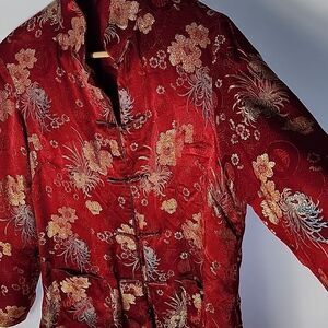 Vintage Jewel Tone Newport News Kimono Jacket Size 18